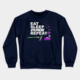 Eat Sleep Invade Repeat Crewneck Sweatshirt